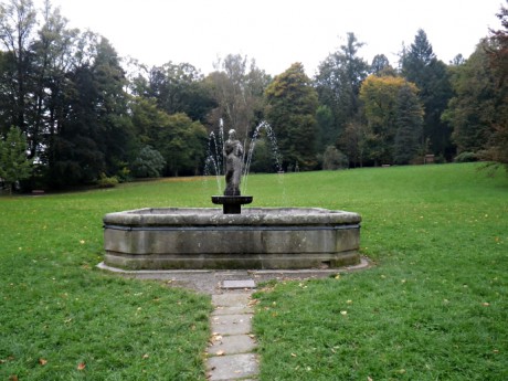 Park s fontánou - Letohrad