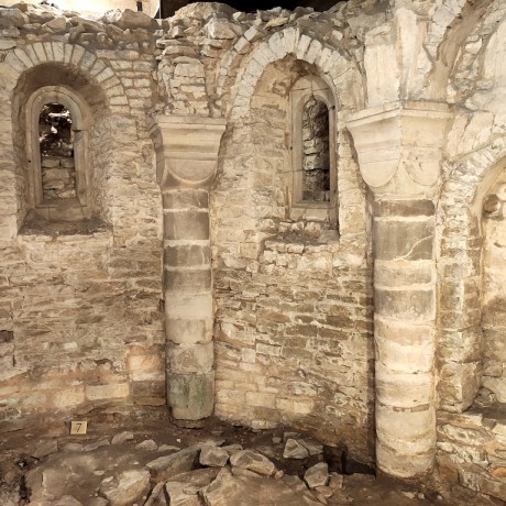 24 Benediktinský klášter – krypta, archeologické vykopávky z 11. stol.