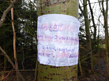 Vzkaz na stromě od Bedřicha