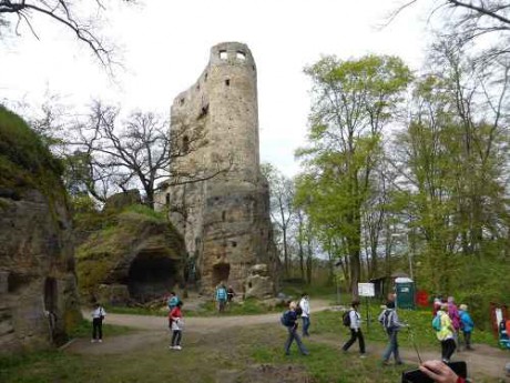 Zřícenina skalního hradu Valečov (2)
