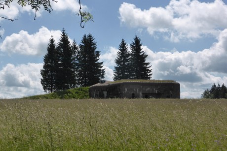Vojenská pevnost Hanička - jeden z bunkrů