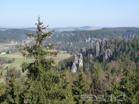 ADRŠPACH 2010 - Pohled ze zříceniny hradu Ardšpach
