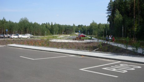 Cyklostezka pro vozíčkáře - nové parkoviště u lesního hřbitova