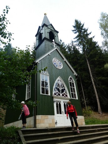 Ticháčkova kaple - po požáru obnovená v letech 2011-12 