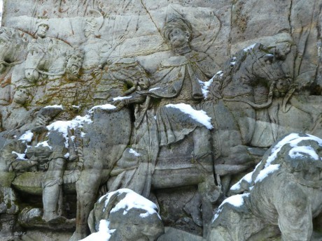 Detail Braunova Betlému - část příchod Tří králů