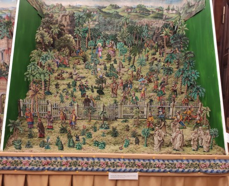 31c Výstava betlémů - Postní (též velikonoční) lidový malovaný betlém