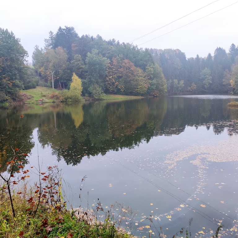 15 Zákraví - přehrada na potoce