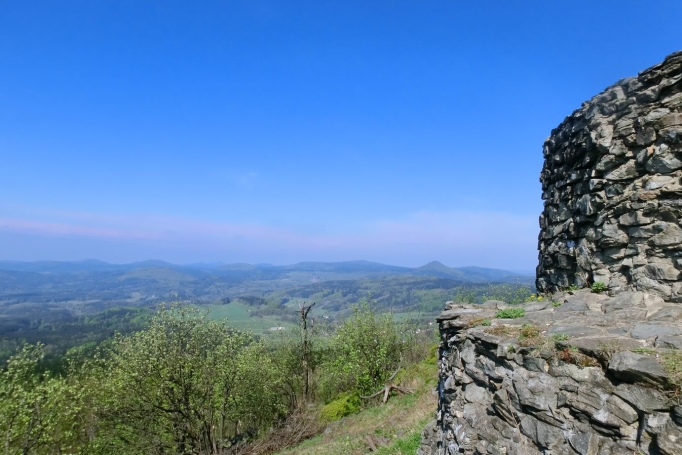 Vrchol  Luž z Hvozdu - Lužické hory