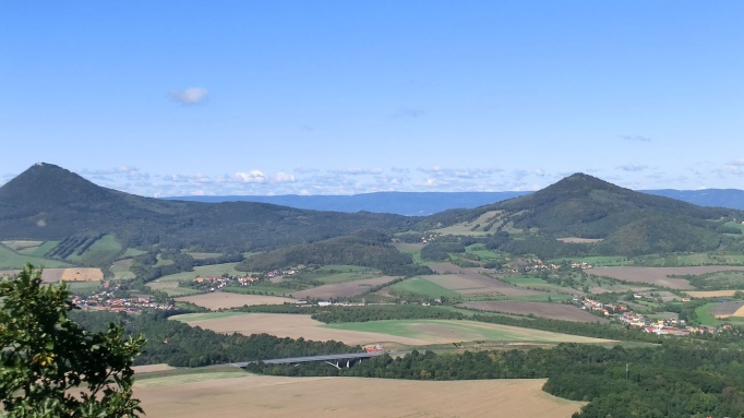 Milešovka a Kletečná - České středohoří