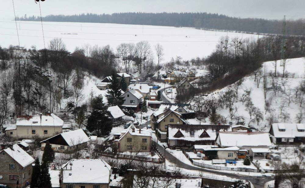 Pohled z naší cesty na Rychnov nad Kněžnou 