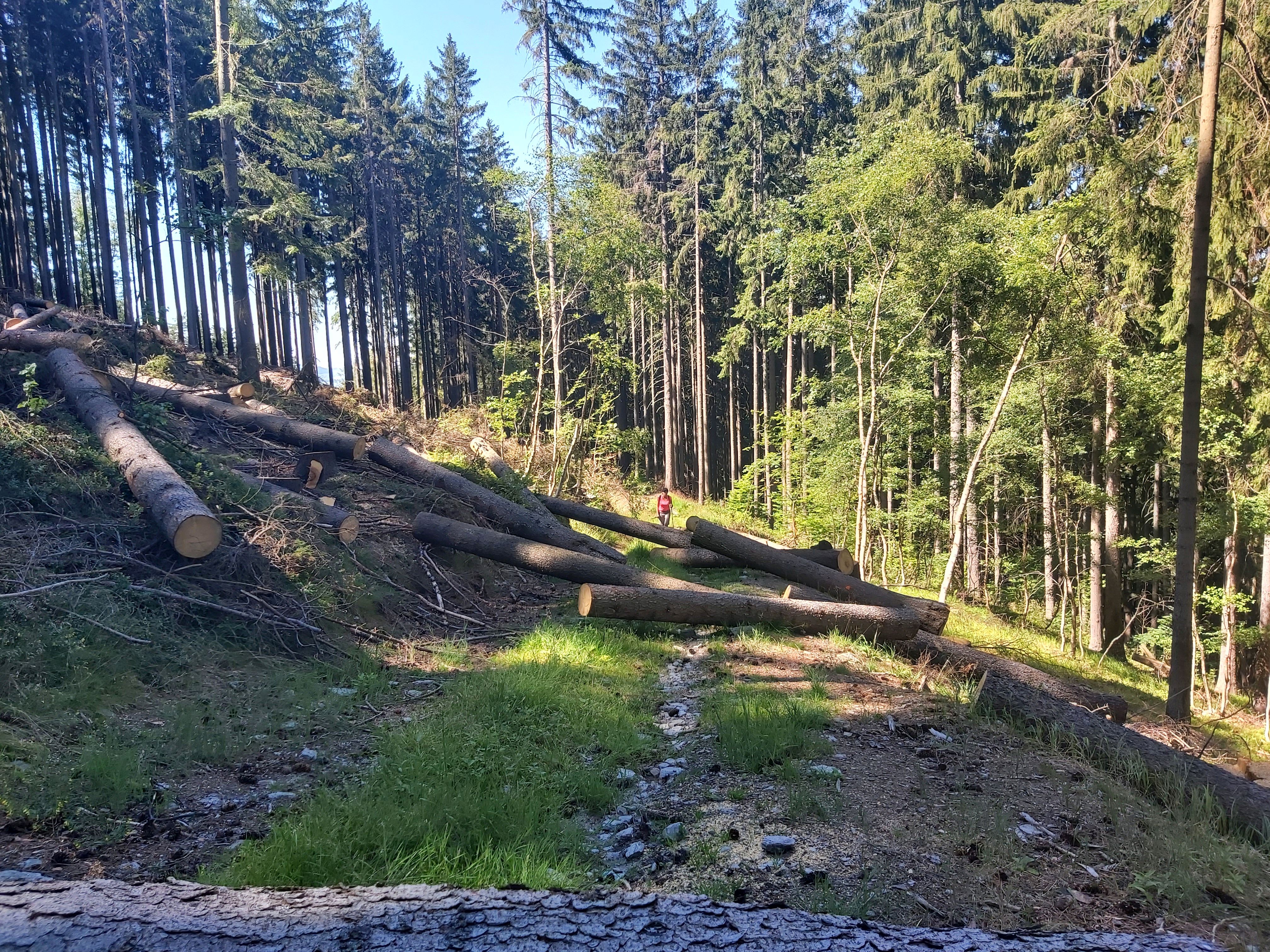 14 „Překážková dráha“ při výstupu