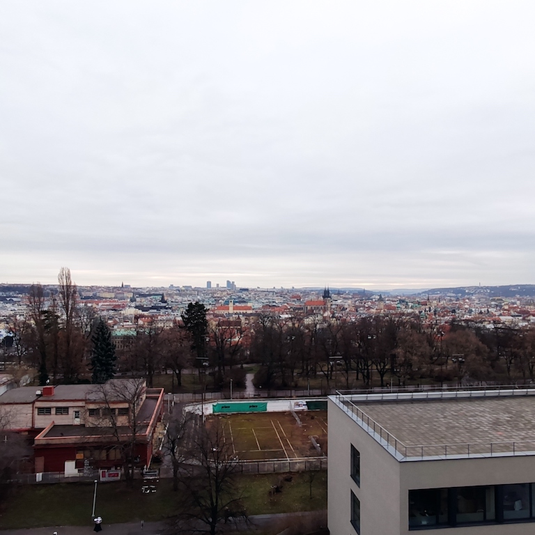 16 Výhled ze střechy Zemědělského muzea